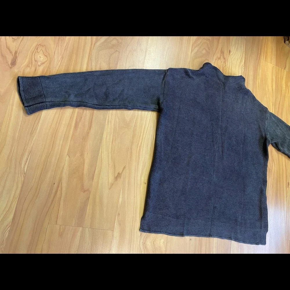 Women’s Carbon 2 Cobalt Grey Knit Pullover Sweater M - Picture 9 of 14